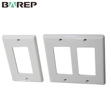 UL943 Standard BAREP GFCI plaques de recouvrement d&#39;interrupteur de lumière en plastique